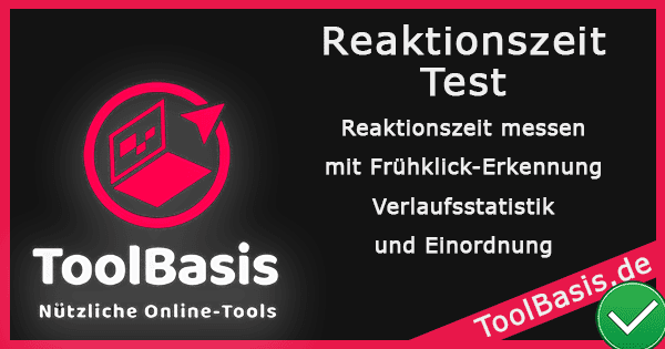 ToolBasis – Reaktionszeit-Test: Wie schnell reagierst du?